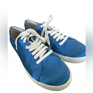 Saks Fifth Avenue Tia Satin Low Top Sneakers, size 9